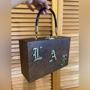 Vintage, wooden purse